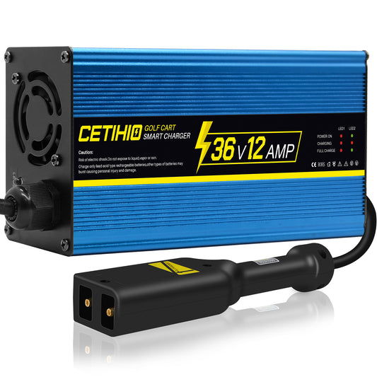 36 Volt 12 Amp Golf Cart Battery Charger for Ezgo