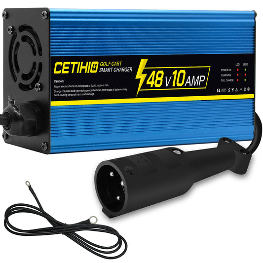 48 Volt 10 Amp Golf Cart Battery Charger for Culb Car