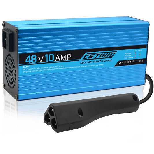 48 Volt 10 Amp Golf Cart Battery Charger for EZGO RXV&TXT