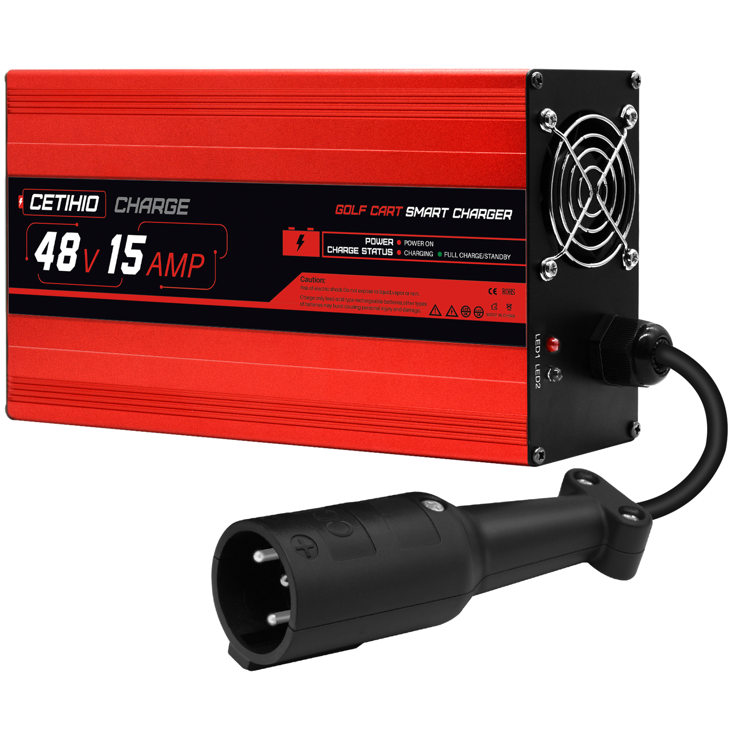 48 Volt 15 Amp Golf Carts Battery Charger for Club Car